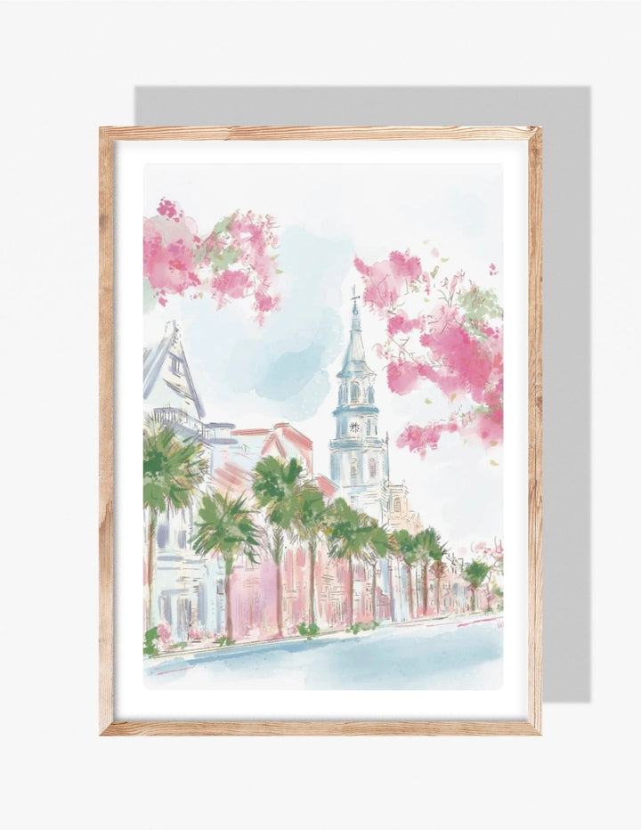 COASTAL SPRING ST. -Art Print