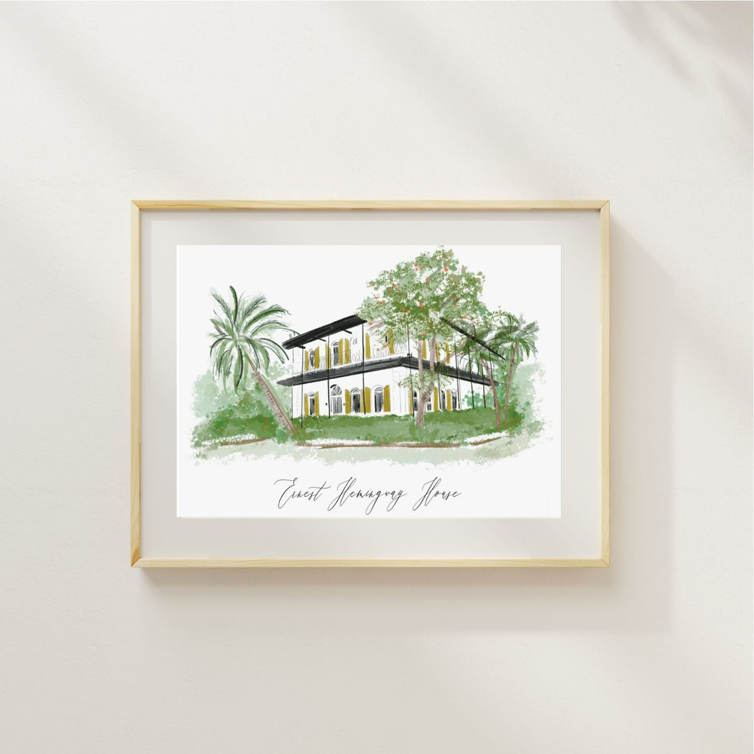 ERNEST HEMINGWAY HOUSE, FL - Art Print