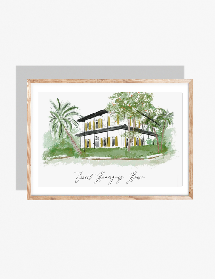 ERNEST HEMINGWAY HOUSE, FL - Art Print