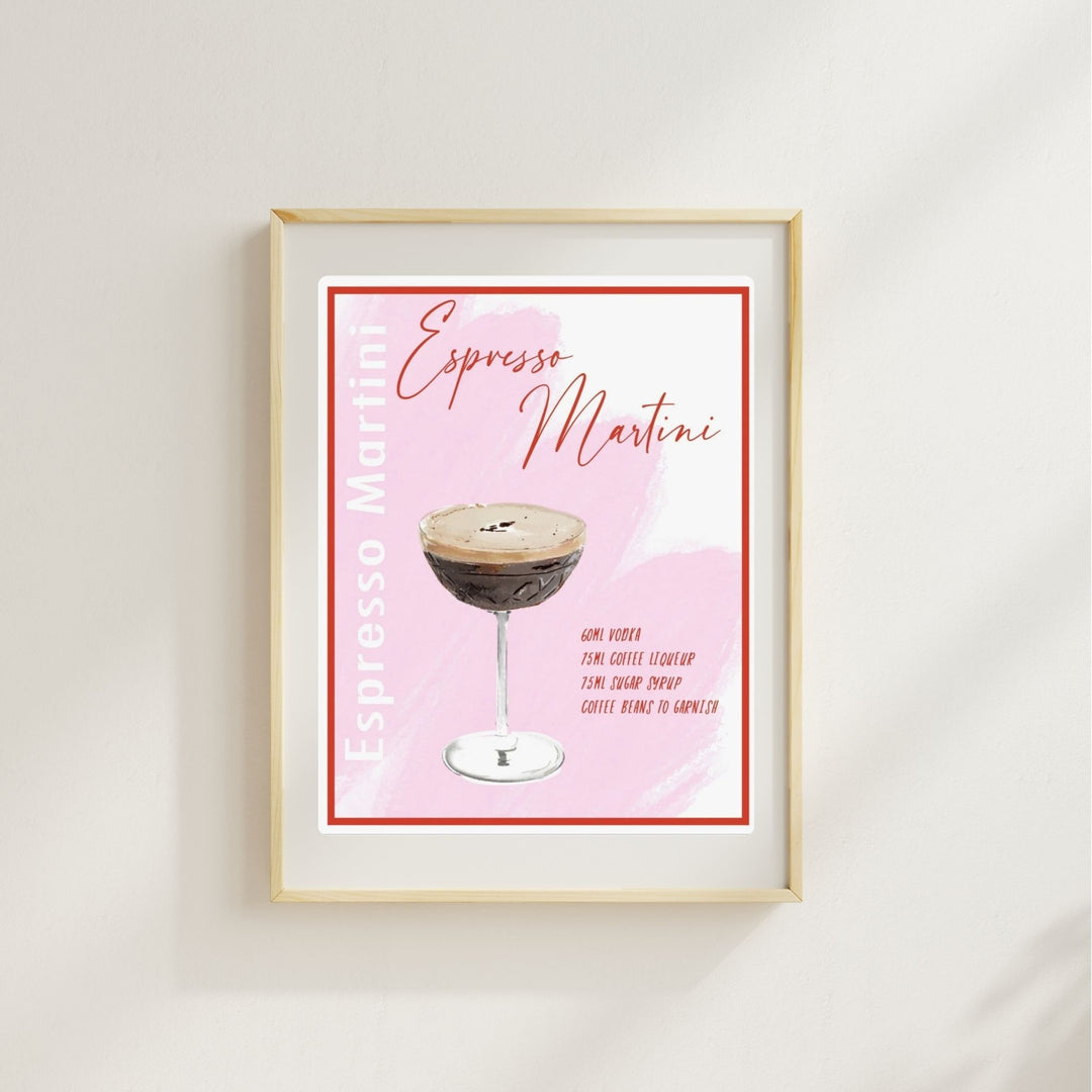 ESPRESSO MARTINI - Art Print