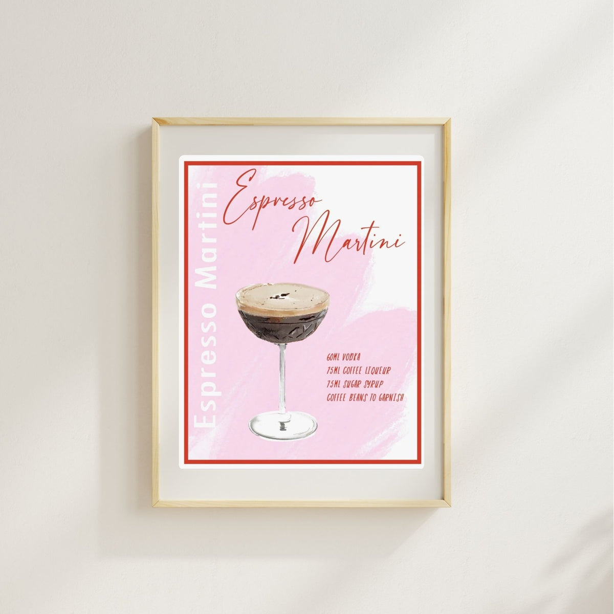ESPRESSO MARTINI - Art Print