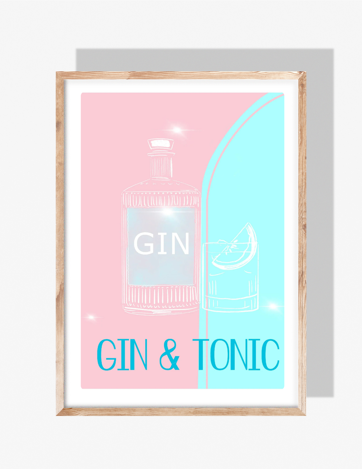 GIN & TONIC - Art Print