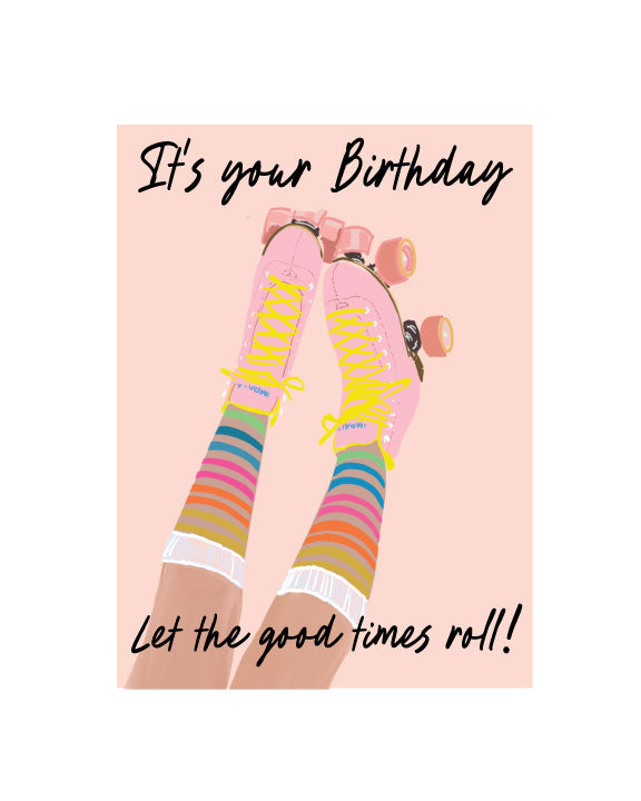 GOOD TIMES ROLL - Note Card