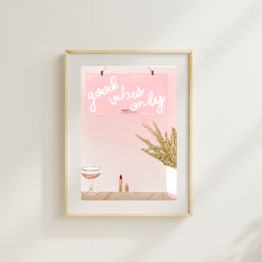 GOOD VIBES - Art Print