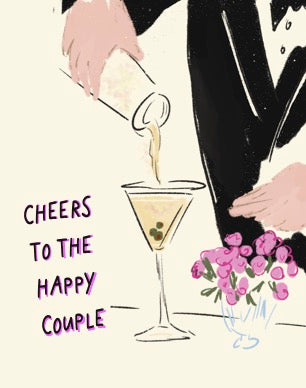 HAPPY COUPLE-NOTE CARD