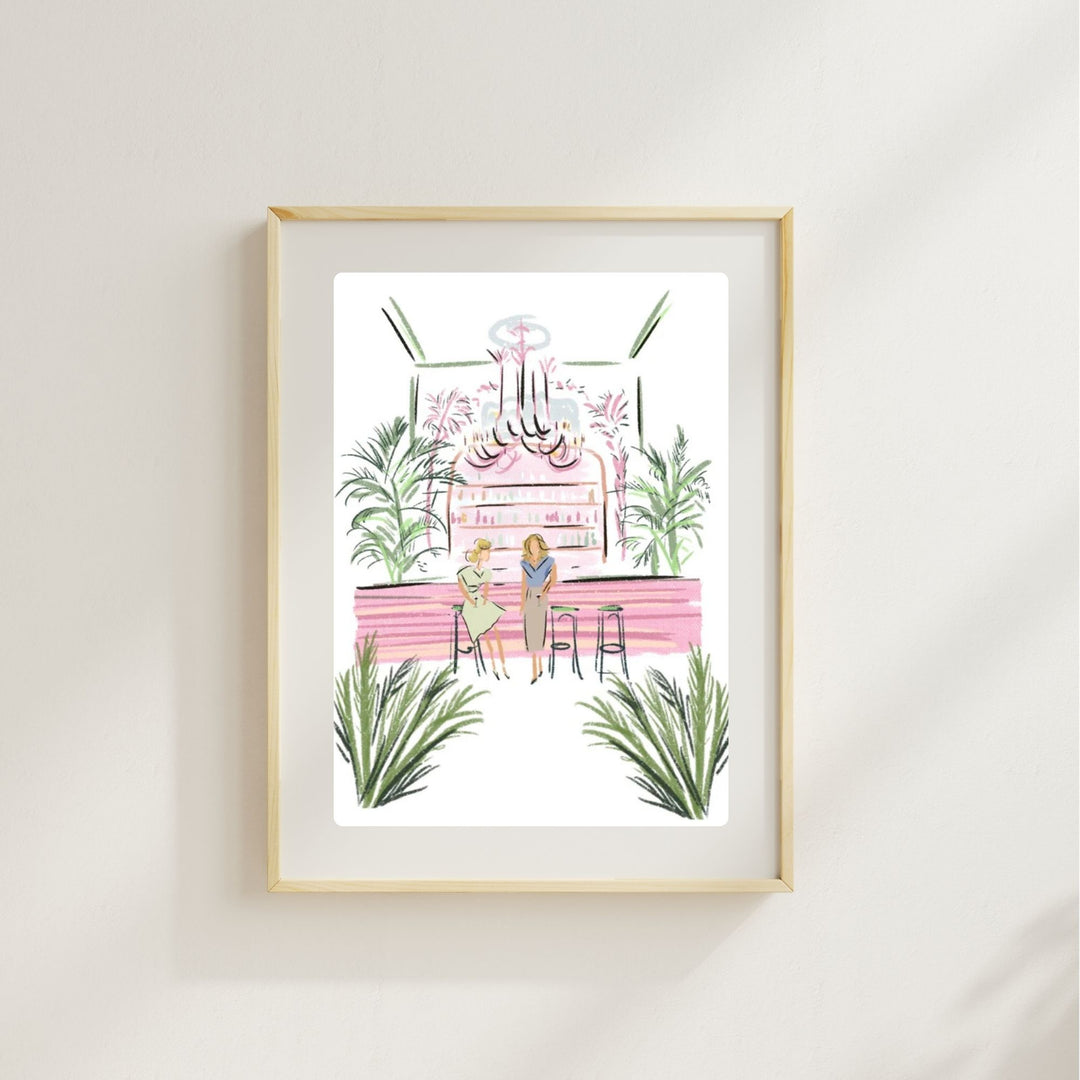 HOTEL BAR - Art Print
