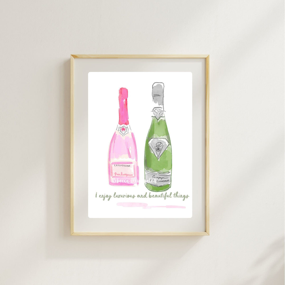 I ENJOY LUXURIOUS THINGS - Art Print