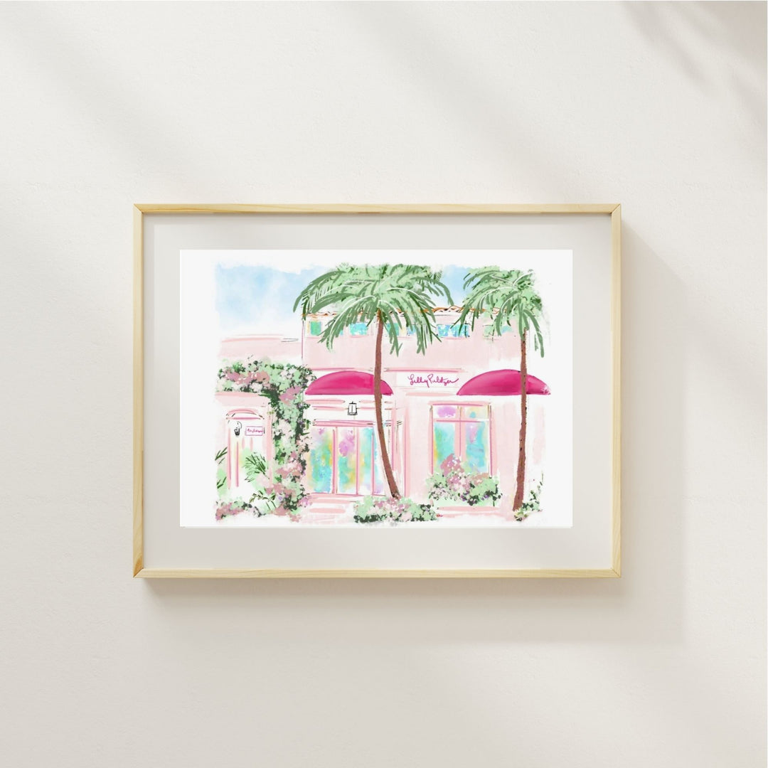 LILLY PULITZER PALM BEACH - Art Print