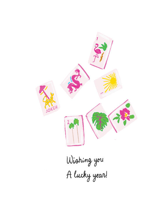 LUCKY YEAR - Note Card