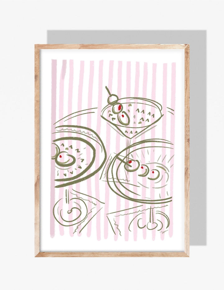 MARTINI TIME - Art Print