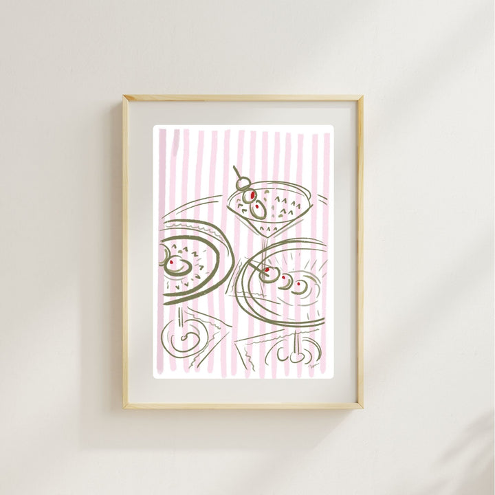 MARTINI TIME - Art Print