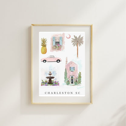 MEMORIES FROM CHARLESTON- ART PRINT