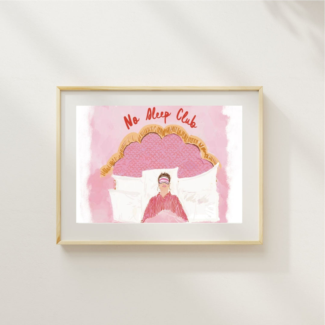 NO SLEEP CLUB - Art Print