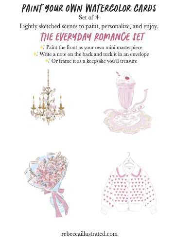 PAINT YOUR OWN:The Everyday Romance Set