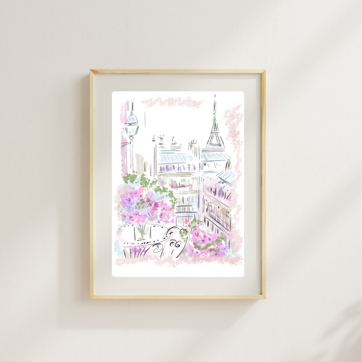 PARIS BALCONY - Art Print