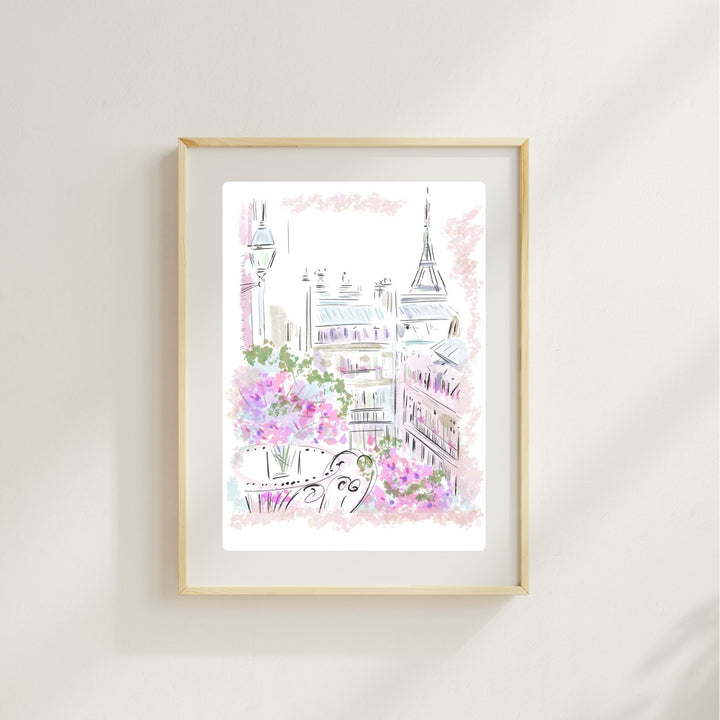 PARIS BALCONY - Art Print