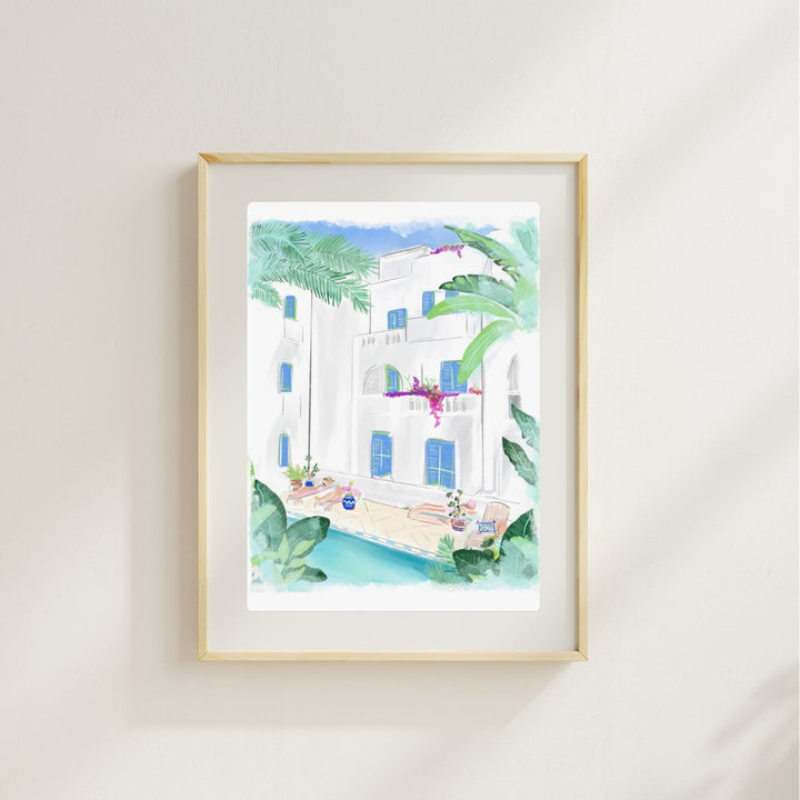 PAROS VIEW - Art Print