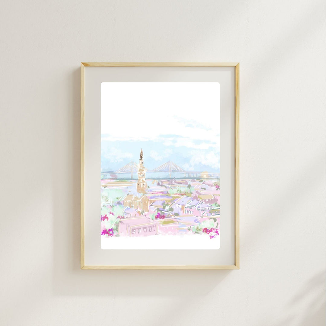 PASTEL CITY - Art Print