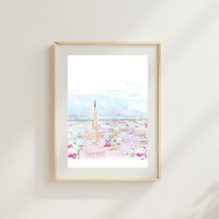 PASTEL CITY - Art Print