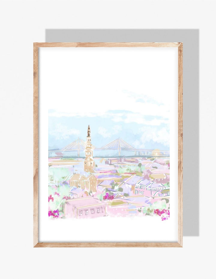 PASTEL CITY - Art Print