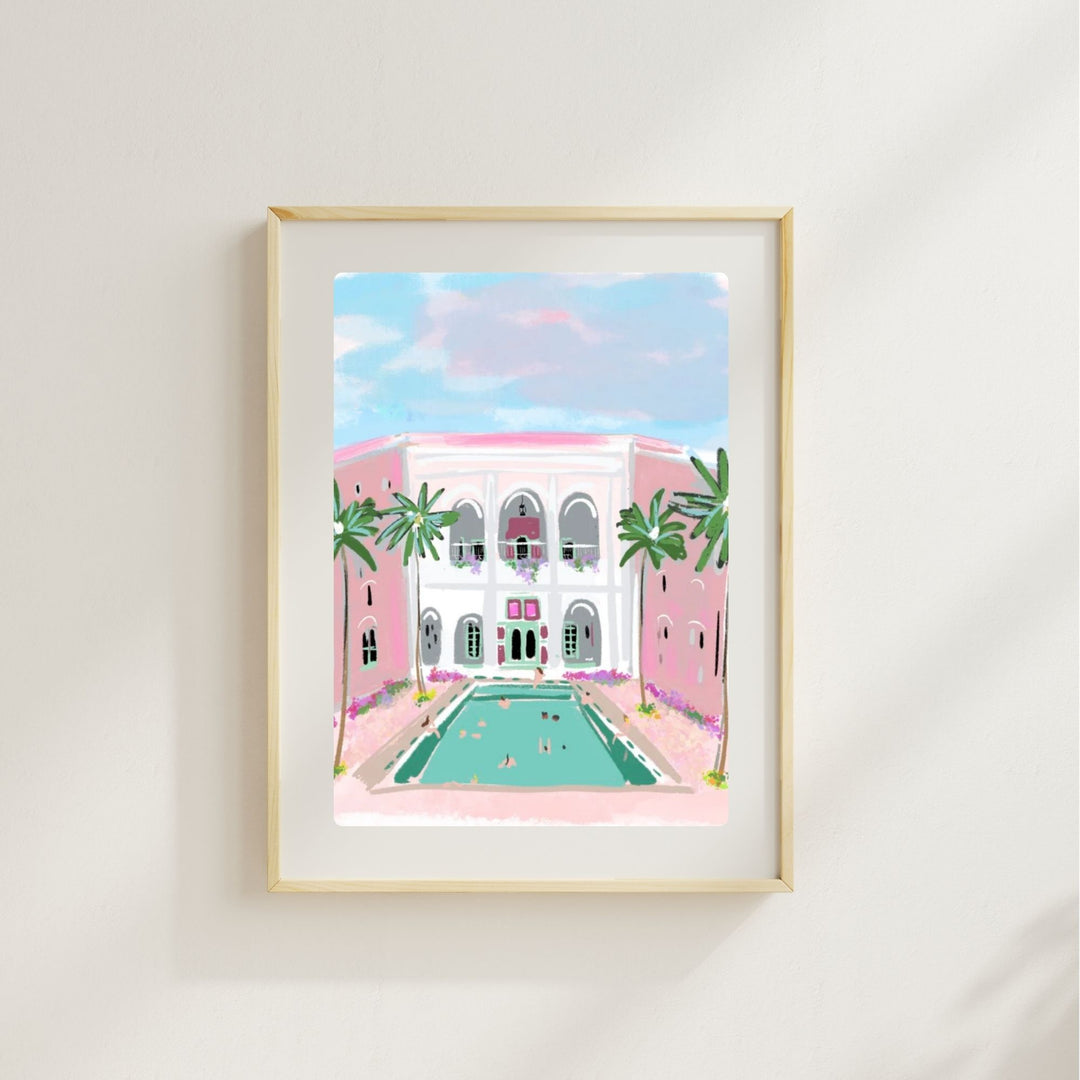 POOL DAY - Art Print
