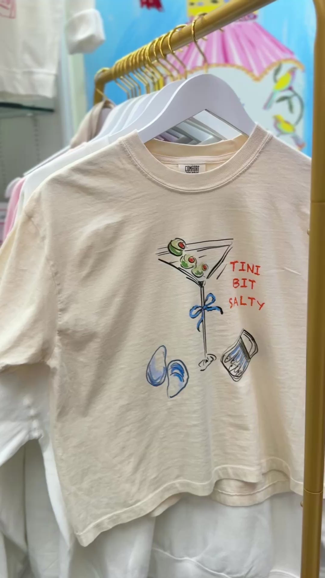 TINI BIT SALTY - Boxy Tee