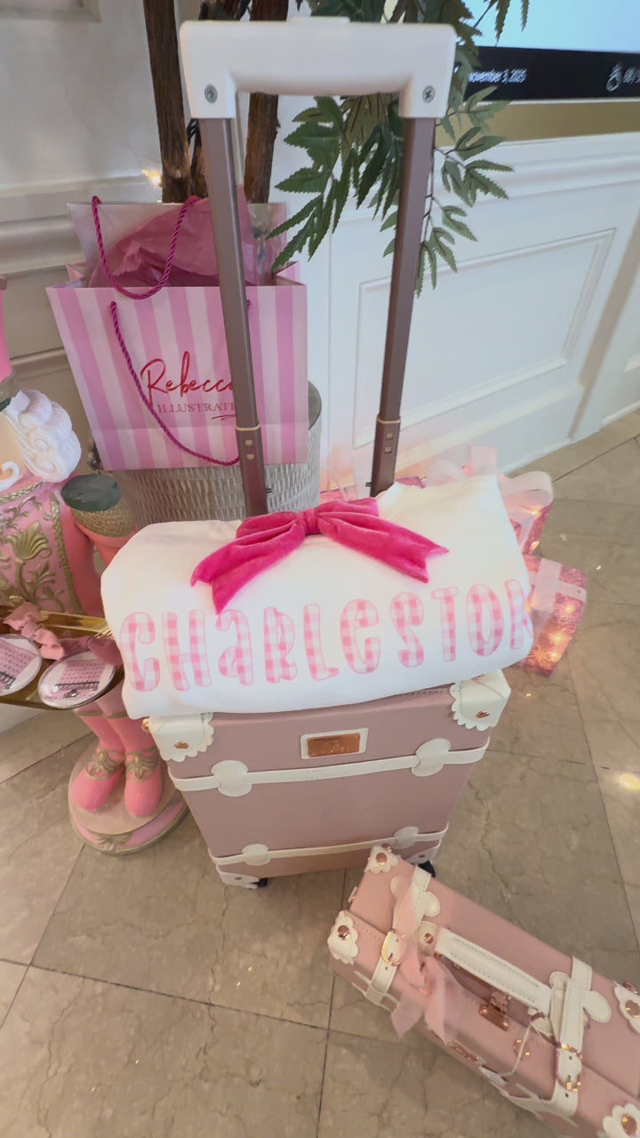 GINGHAM Sweatshirt Charleston Pink