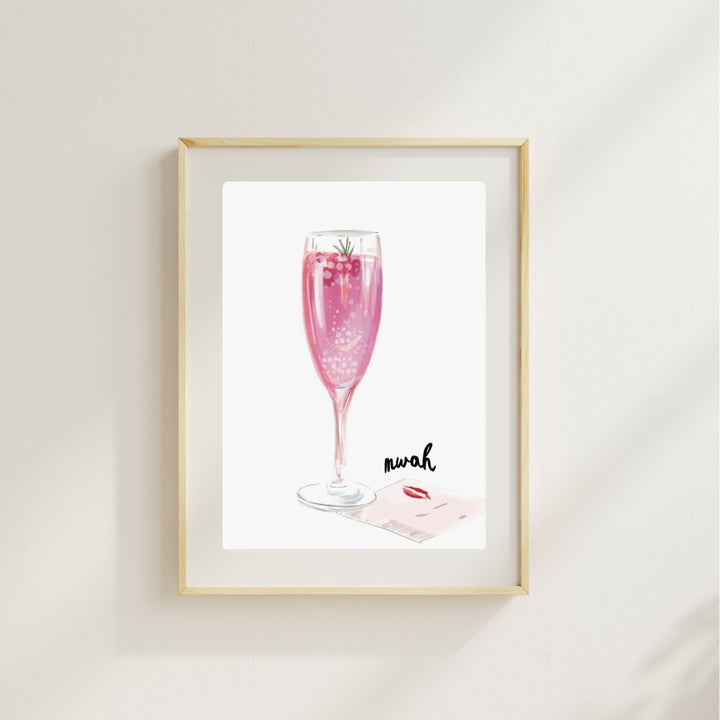 PUCKER UP MWAH - Art Print