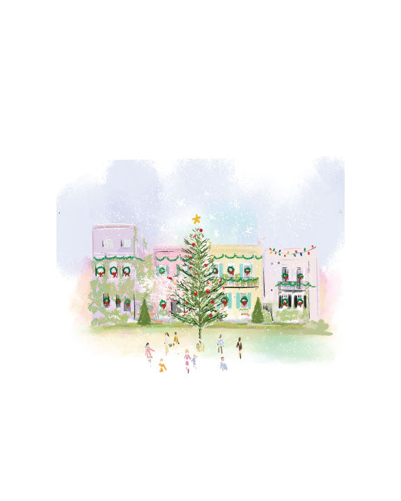 IT'S A RAINBOW ROW CHRISTMAS! - Note Card
