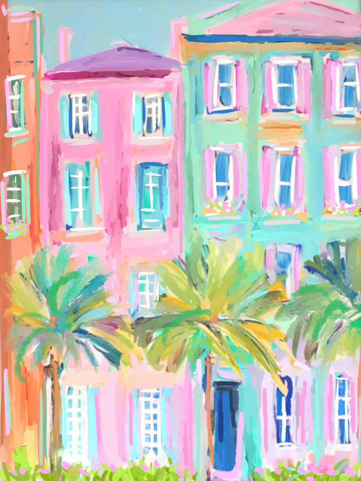 RAINBOW HOMES - Art Print