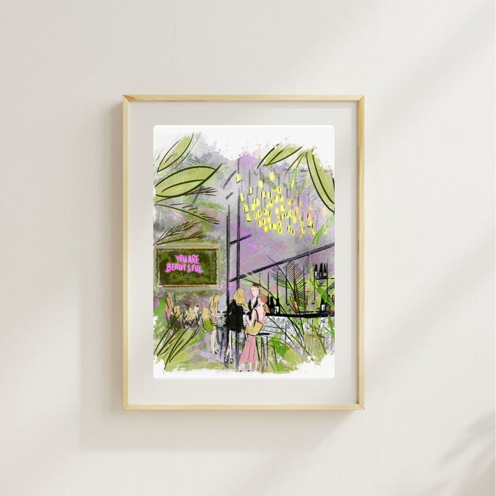 REPUBLIC GARDEN & LOUNGE - Art Print