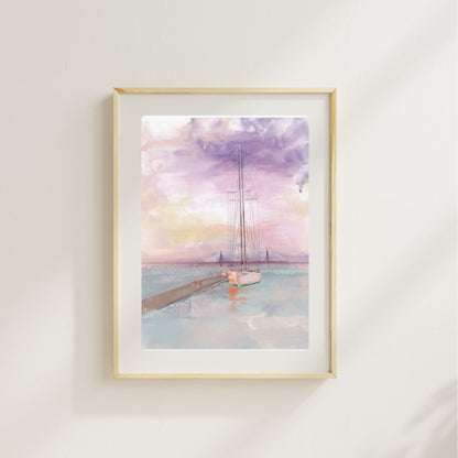SHEM CREEK - Art Print