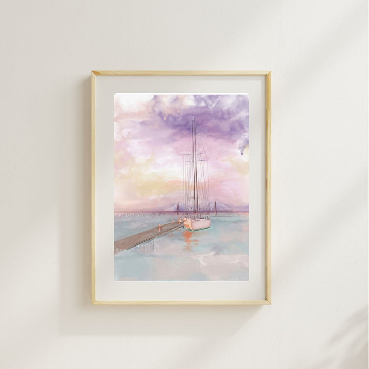 SHEM CREEK - Art Print