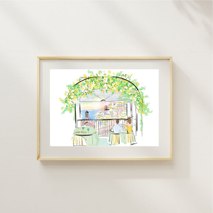 SORRENTO DINNER - Art Print
