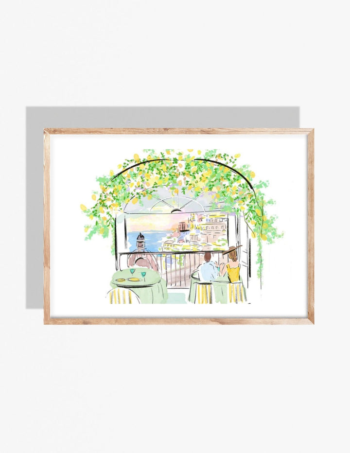 SORRENTO DINNER - Art Print