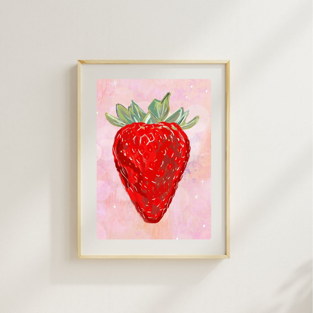 STRAWBERRY - Art Print