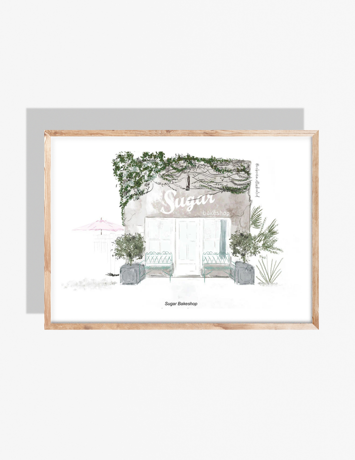 SUGAR BAKESHOP - Art Print