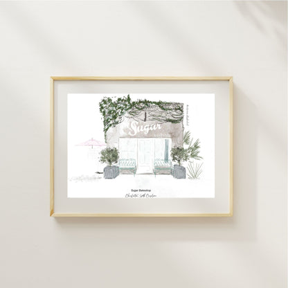 SUGAR BAKESHOP - Art Print
