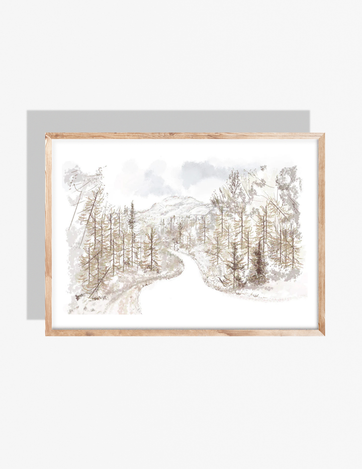 THANKSGIVING ROAD - Art Print