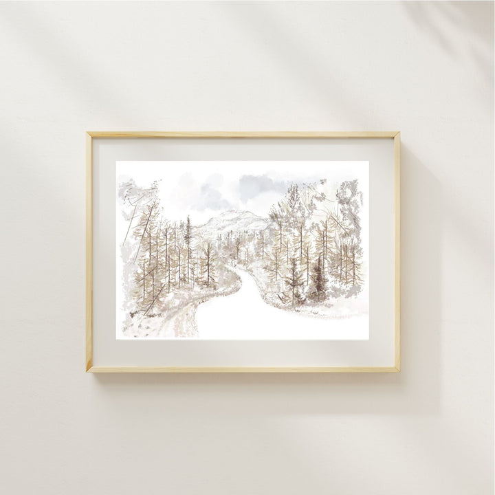 THANKSGIVING ROAD - Art Print