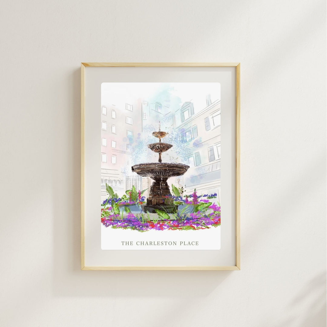 THE CHARLESTON PLACE - Art Print
