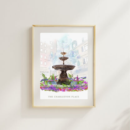 THE CHARLESTON PLACE - Art Print