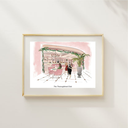 THE THOROUGHBRED CLUB - Art Print