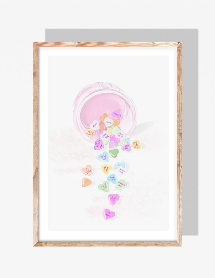 VALENTINE'S CANDY - Art Print