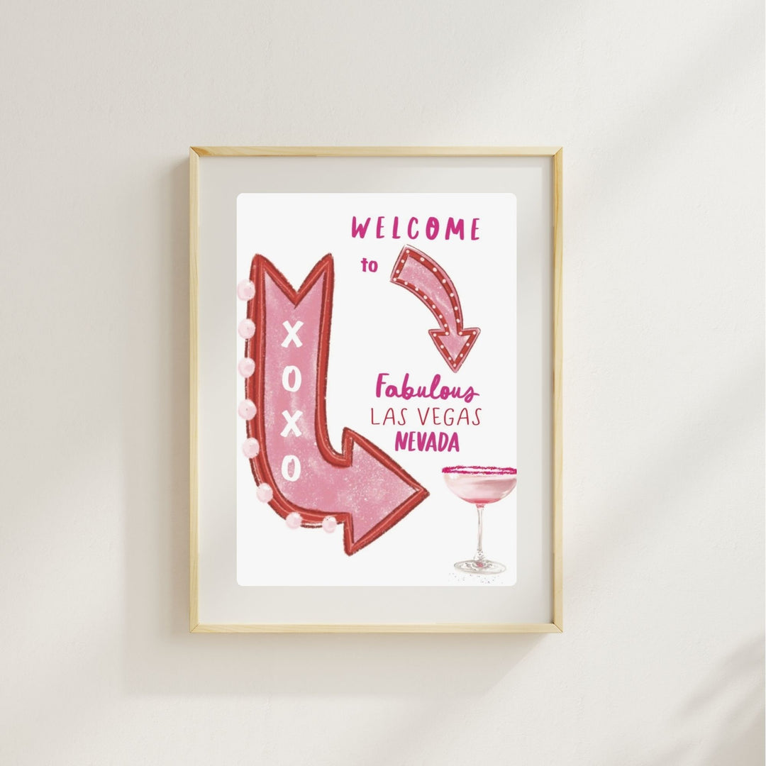WELCOME TO VEGAS - Art Print