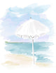 WHITE UMBRELLA - Art Print