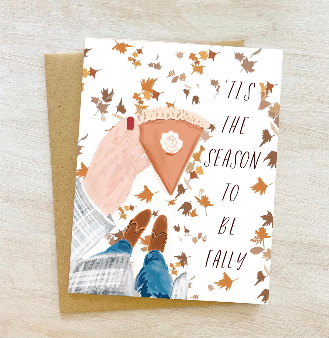 TIS THE SEASON TO BE FALLY - Note Card