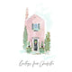 GREETINGS LITTLE PINK HOUSE - Note Card