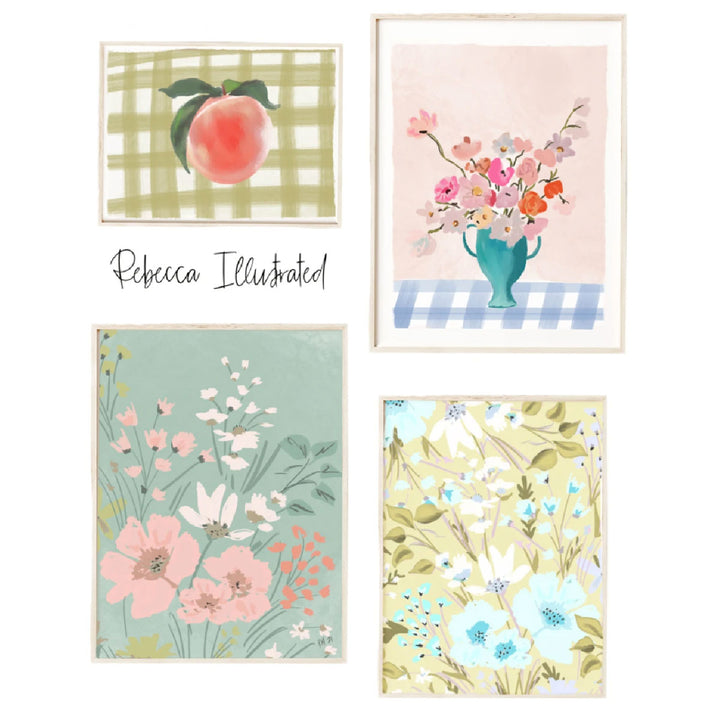 HAPPY BIRTHDAY PINK FLORALS - Note Card