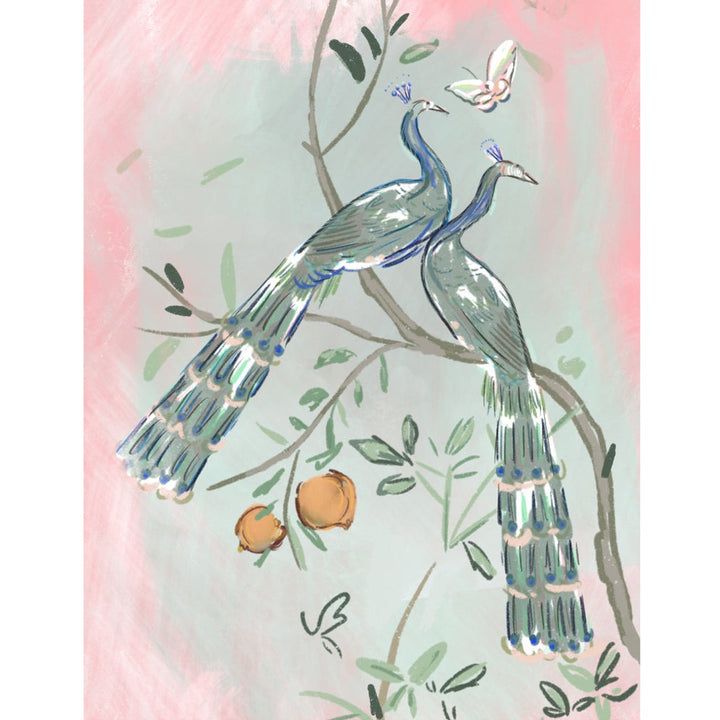 PEACOCKS - Art Print